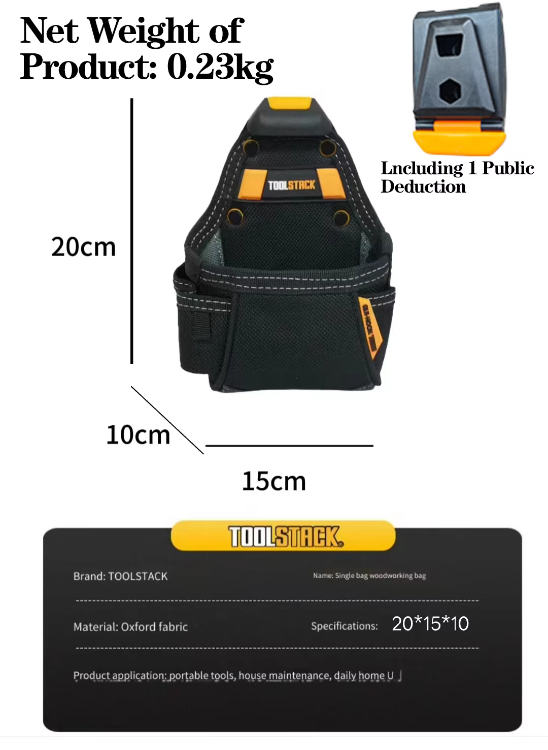 TOOLSTACK Mini trousse à outils utilitaire
