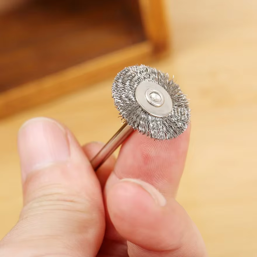 Accessoires Dremel, brosse rotative en acier de 22mm