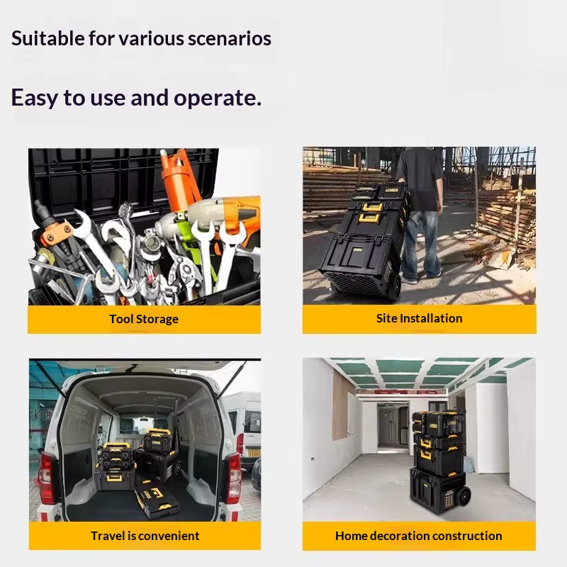 Boîte à outils empilable