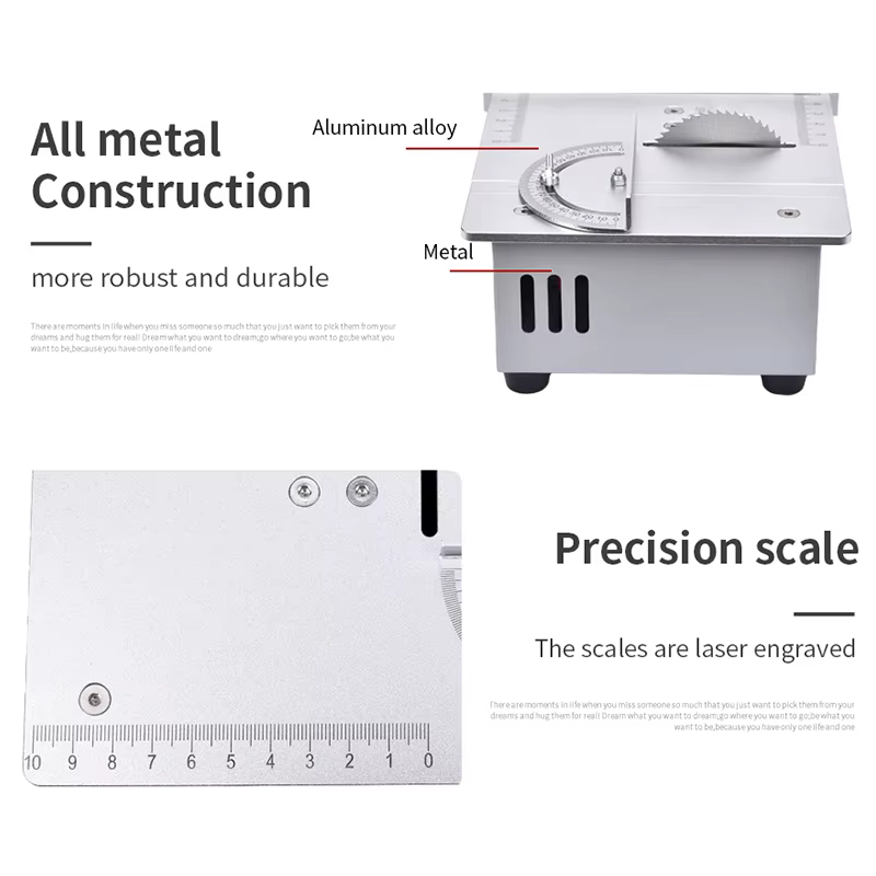 Mini scie de Table 96W 5000 tr/min