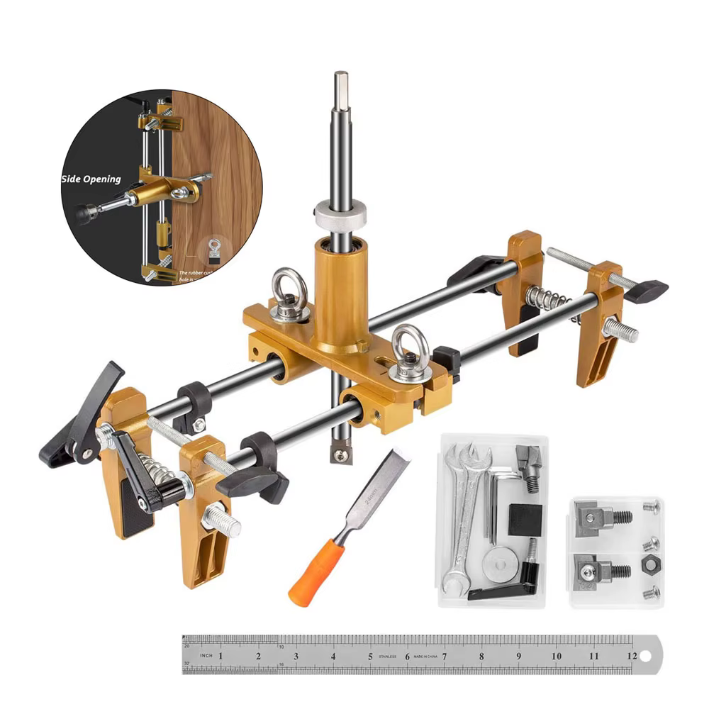 Outils multifonctions pour trous de porte en bois