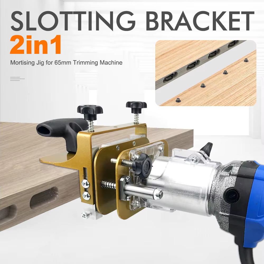 Gabarit de mortaisage pour machine à tailler de 65mm