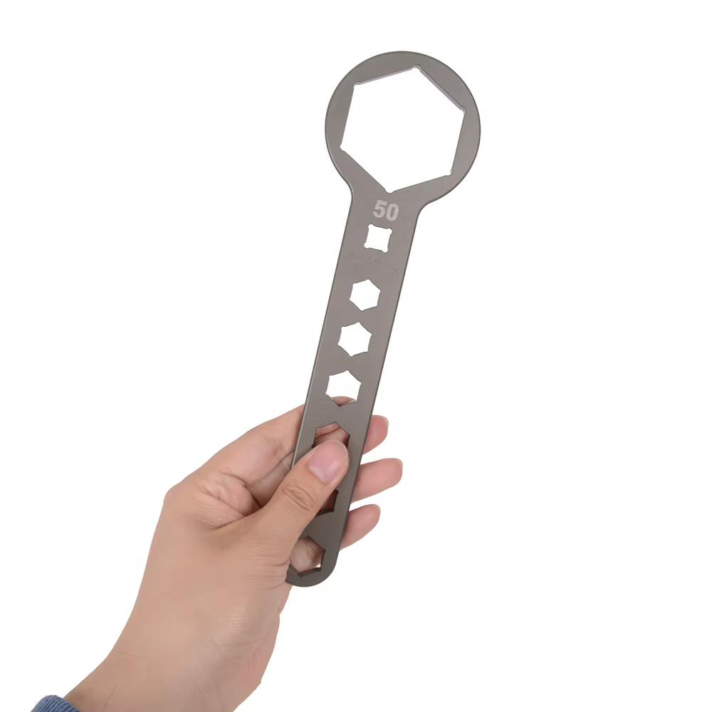 Outils de démontage de tête d'amortisseur avant de moto en aluminium