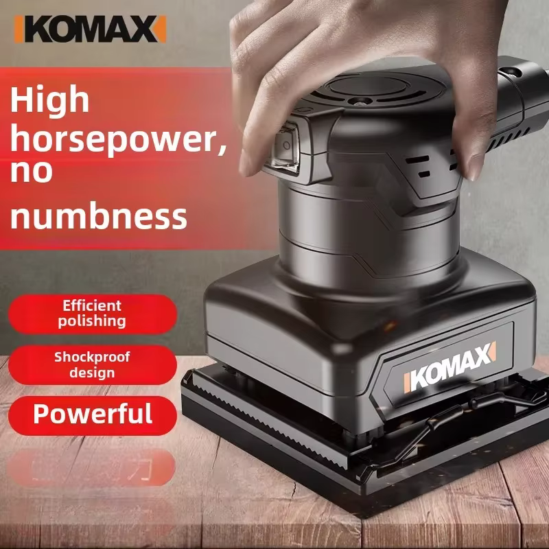 Ponceuse électrique efficace 220V pour le travail du bois et le polissage des sols avec système de dépoussiérage