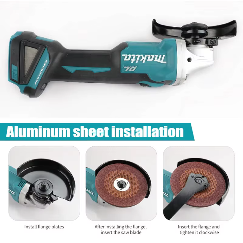 Nouvelle meuleuse sans fil Makita DGA504 2026 : disque de 125 mm, batterie 6,0 Ah, 8500 tr/min, 680 W, idéale pour le meulage du métal et la découpe du bois