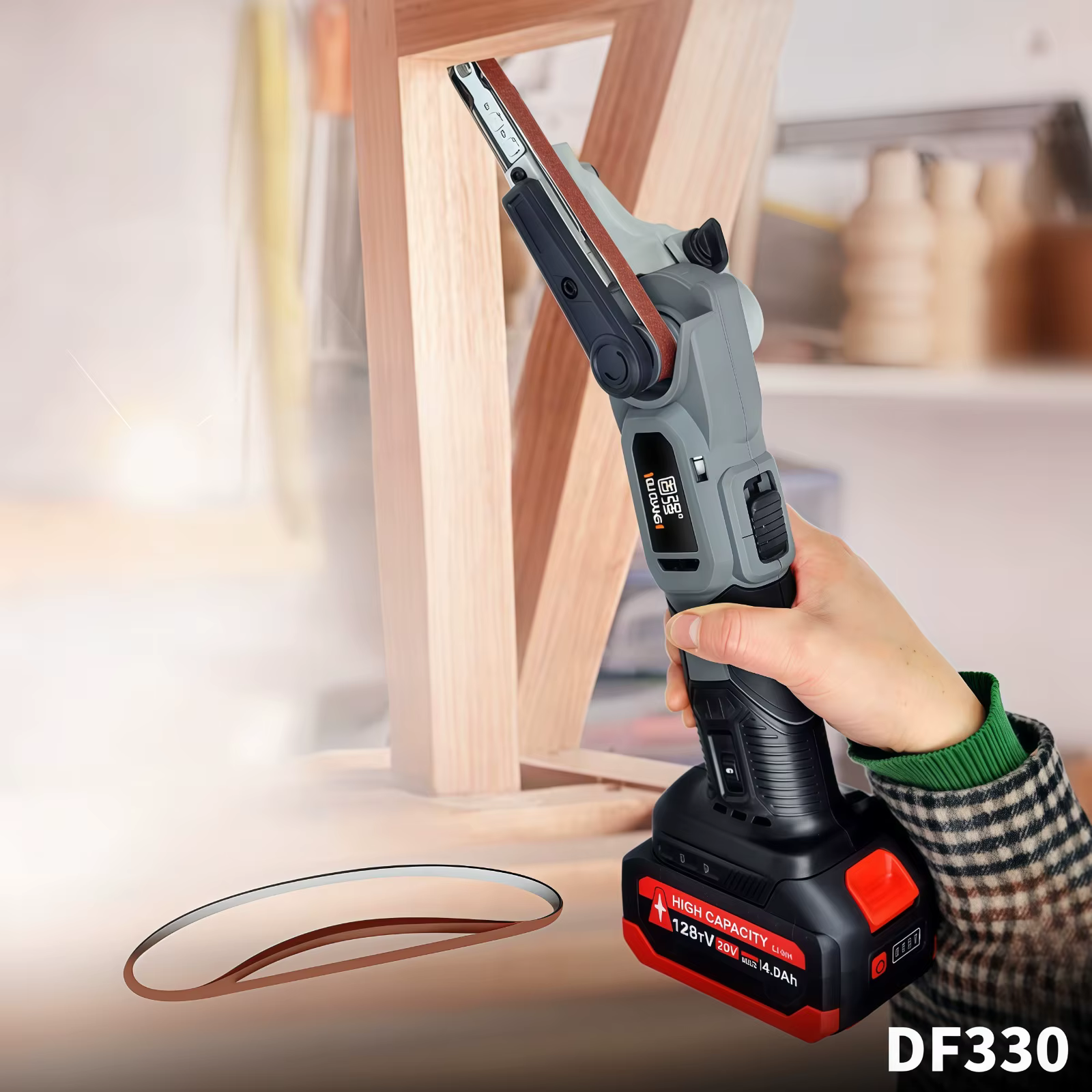 Ponçage électrique pour Makita – Mini ponceuse à bande 18V