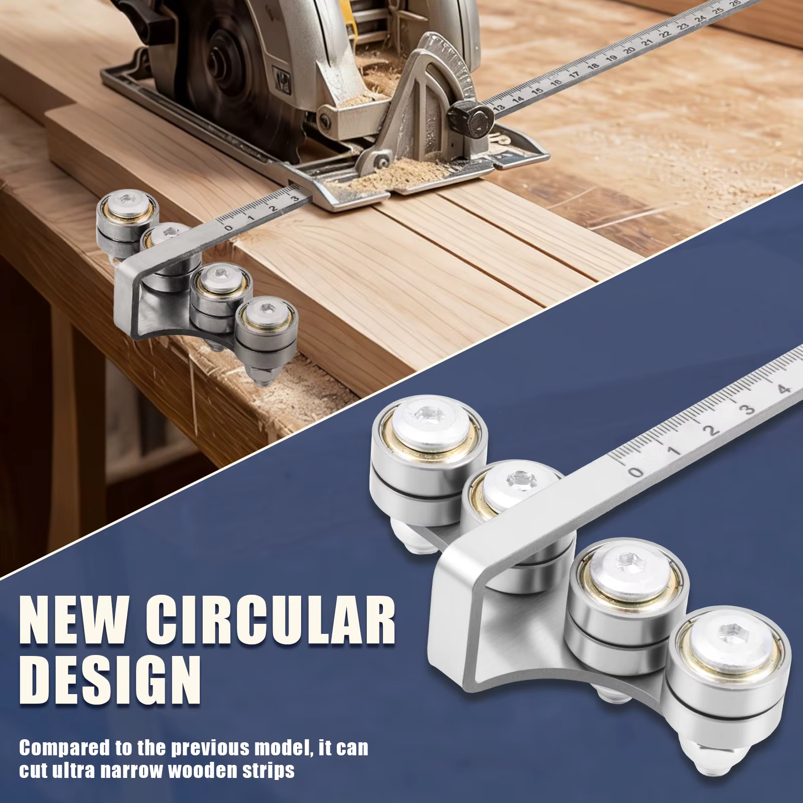 NOUVEAU Guide de positionnement pour scie circulaire amélioré