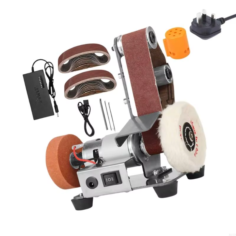 Mini outil finition ponceuse comprenant 20 bandes abrasives