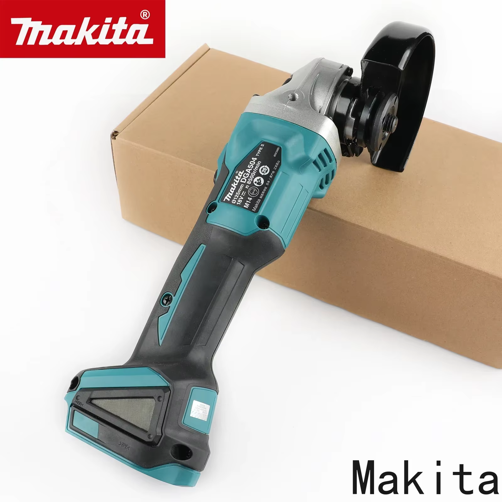 Makita DGA504 18V 6.0Ah 125mm batterie au Lithium sans brosse meuleuse d'angle Machine de découpe Rechargeable multi-fonctionnelle tout-en-un B