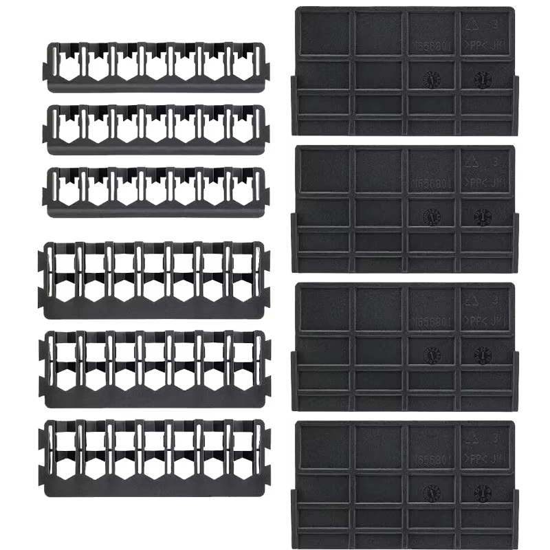 DEWALT DT70805 paquet d'insertion étui robuste organisateur ensemble plastique haute dureté lot tête douille cloison outil accessoires