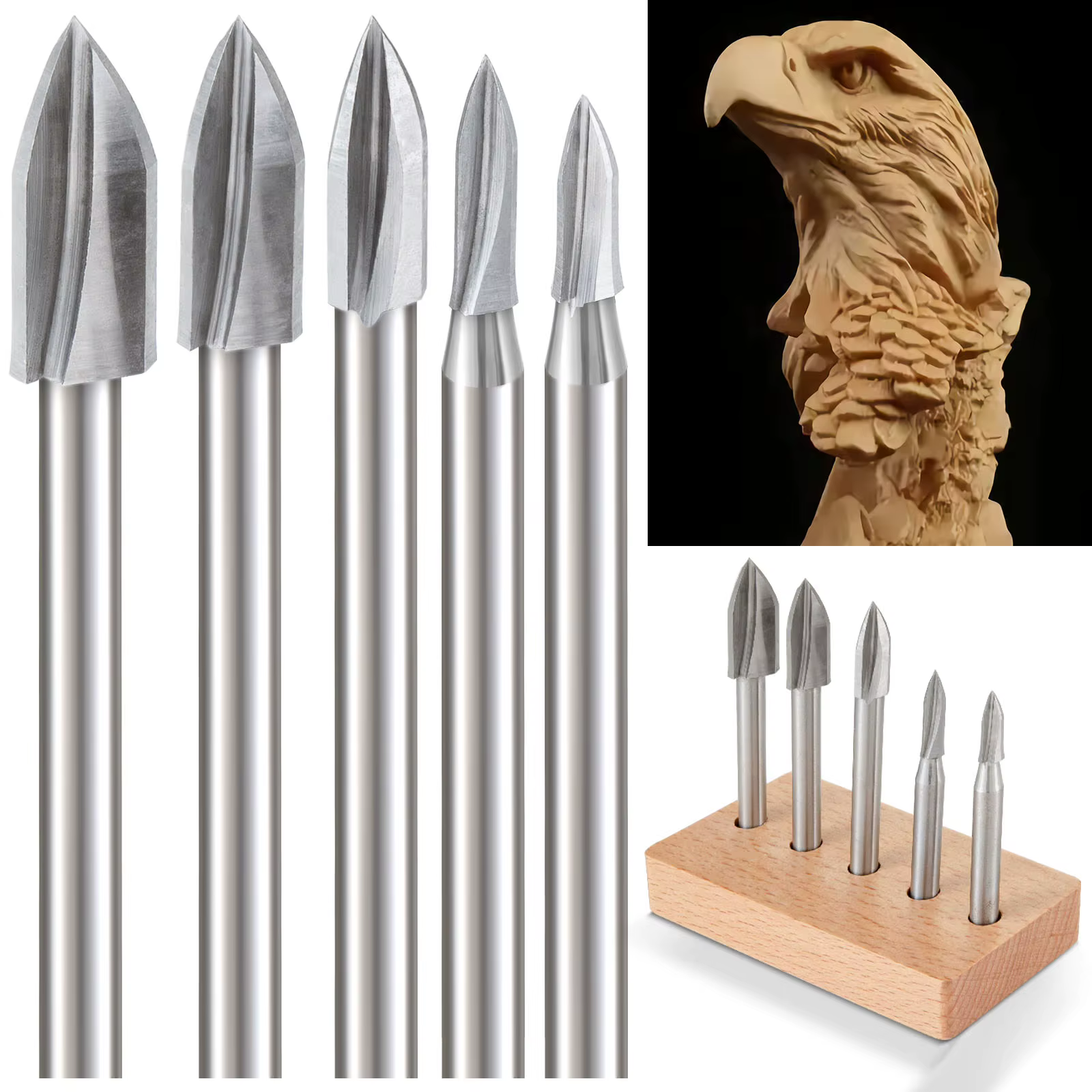 Jeu de forets pour sculpture sur bois