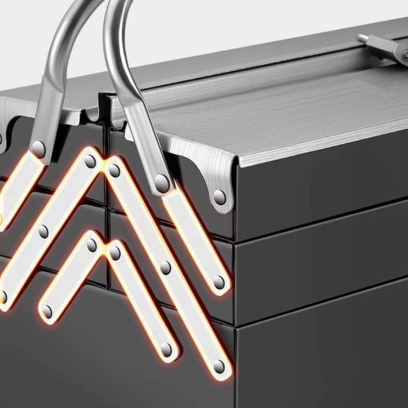 Boîte de rangement multifonctionnelle pour pièces d'électricien