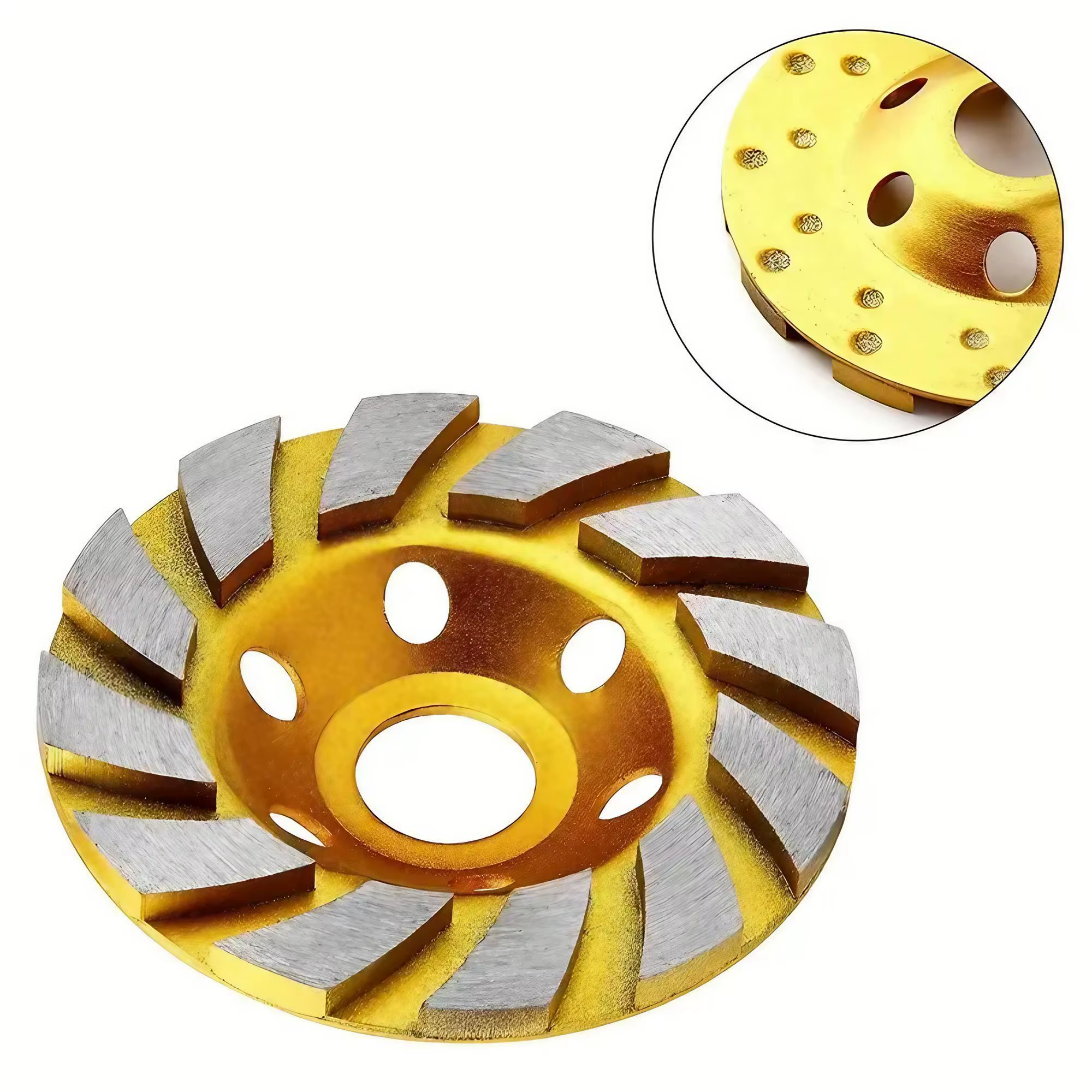 Meule en diamant Turbo pour béton de 4 pouces