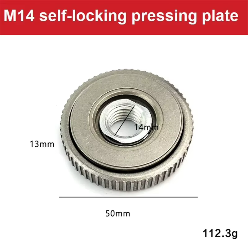 Écrou de fixation rapide M14 pour meuleuse d'angle