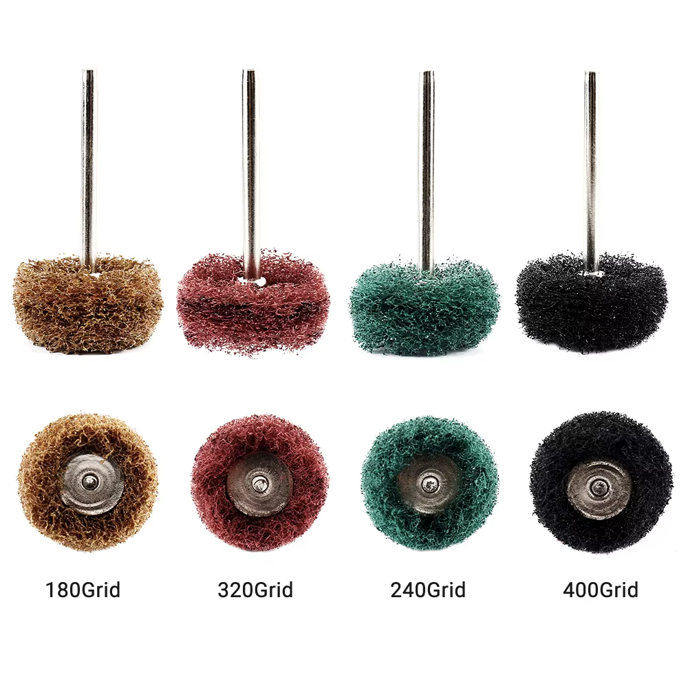 Mini perceuse brosse Abrasive en Nylon