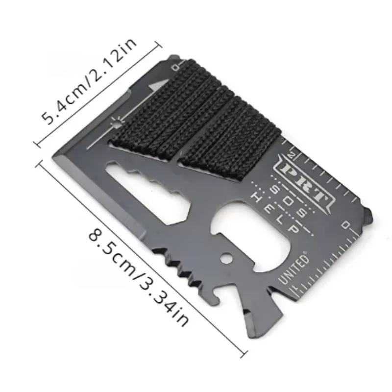 EDC couteau de chasse de poche multifonctionnel Sports de plein air Camping randonnée SOS survie sauvetage outils d'urgence équipement de camping MJ