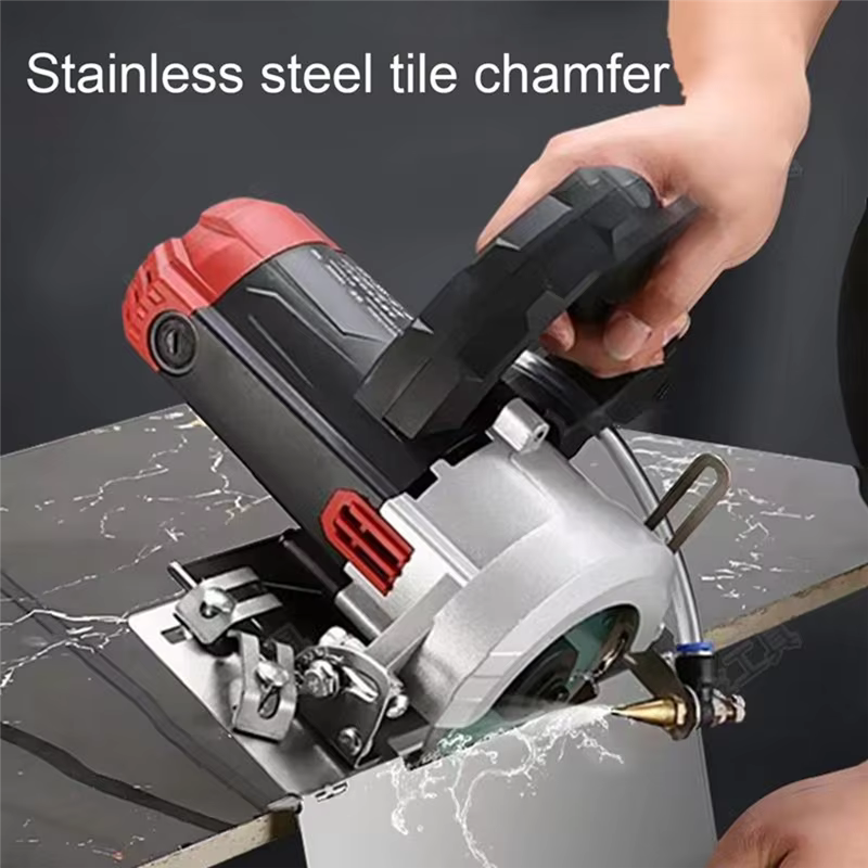 Support de meuleuse d'angle pour carrelage outils de coupe de chanfrein à 45 degrés dispositif de chanfreinage