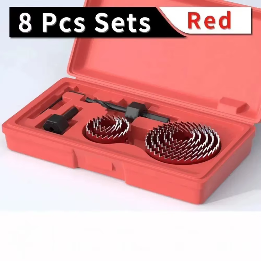 Kit de 11 scies cloches de 19-64 mm pour bois, métaux et alliages, avec étui