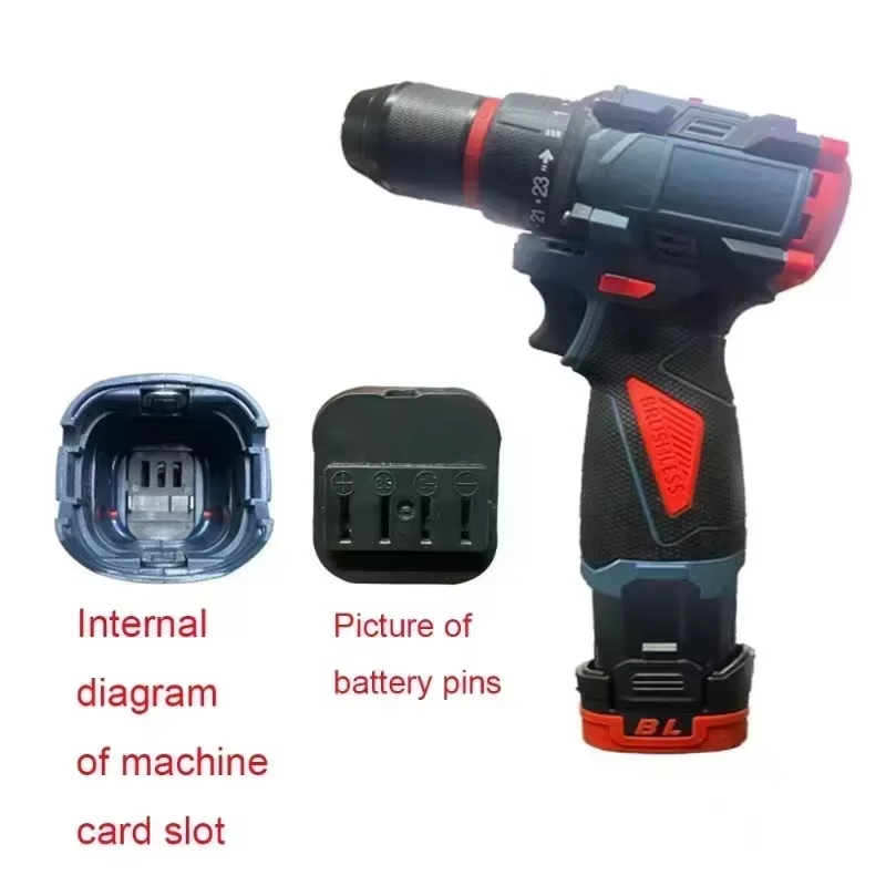 100% Original 16.8 V/18 V 2000 mAh perceuse électrique à main sans brosse batterie au Lithium pour Dongke