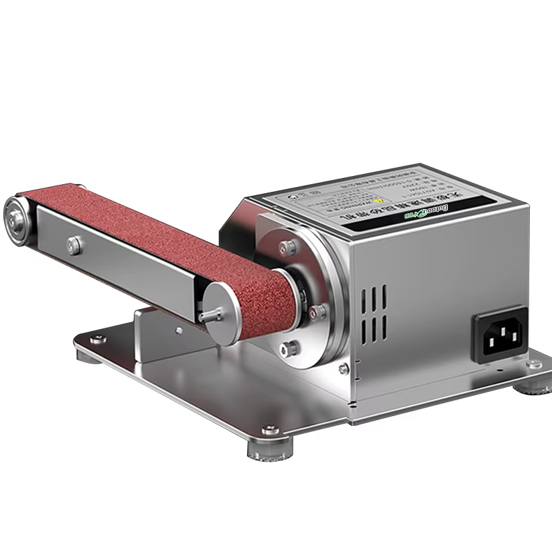220V Mini ponceuse à bande électrique bricolage polissage rectifieuse 180W/270W/360W affûteuse régulation de vitesse 0-13500r/min