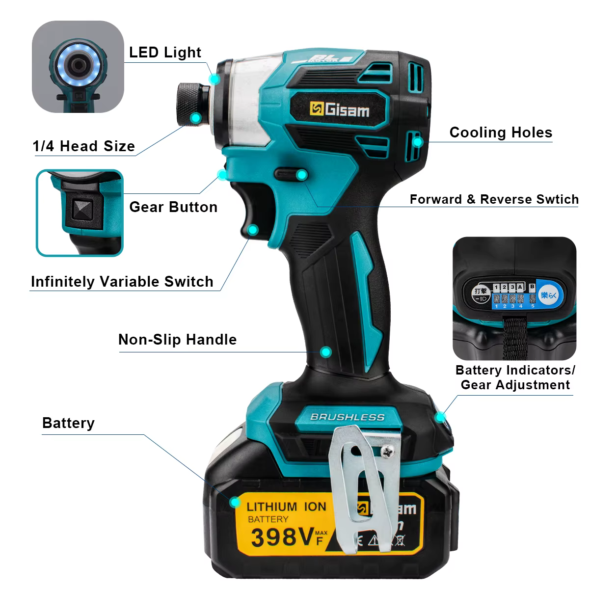 Makita – tournevis électrique sans balais 688N.m