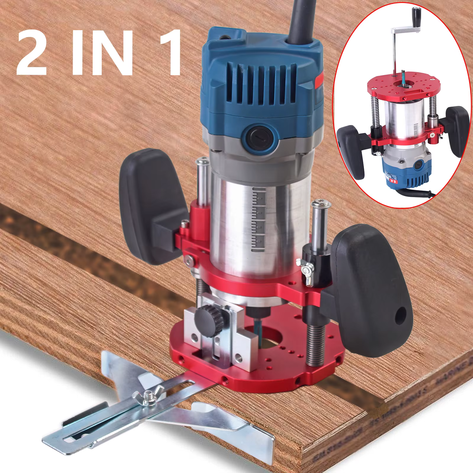 Base de routeur plongeante pour machine de coupe