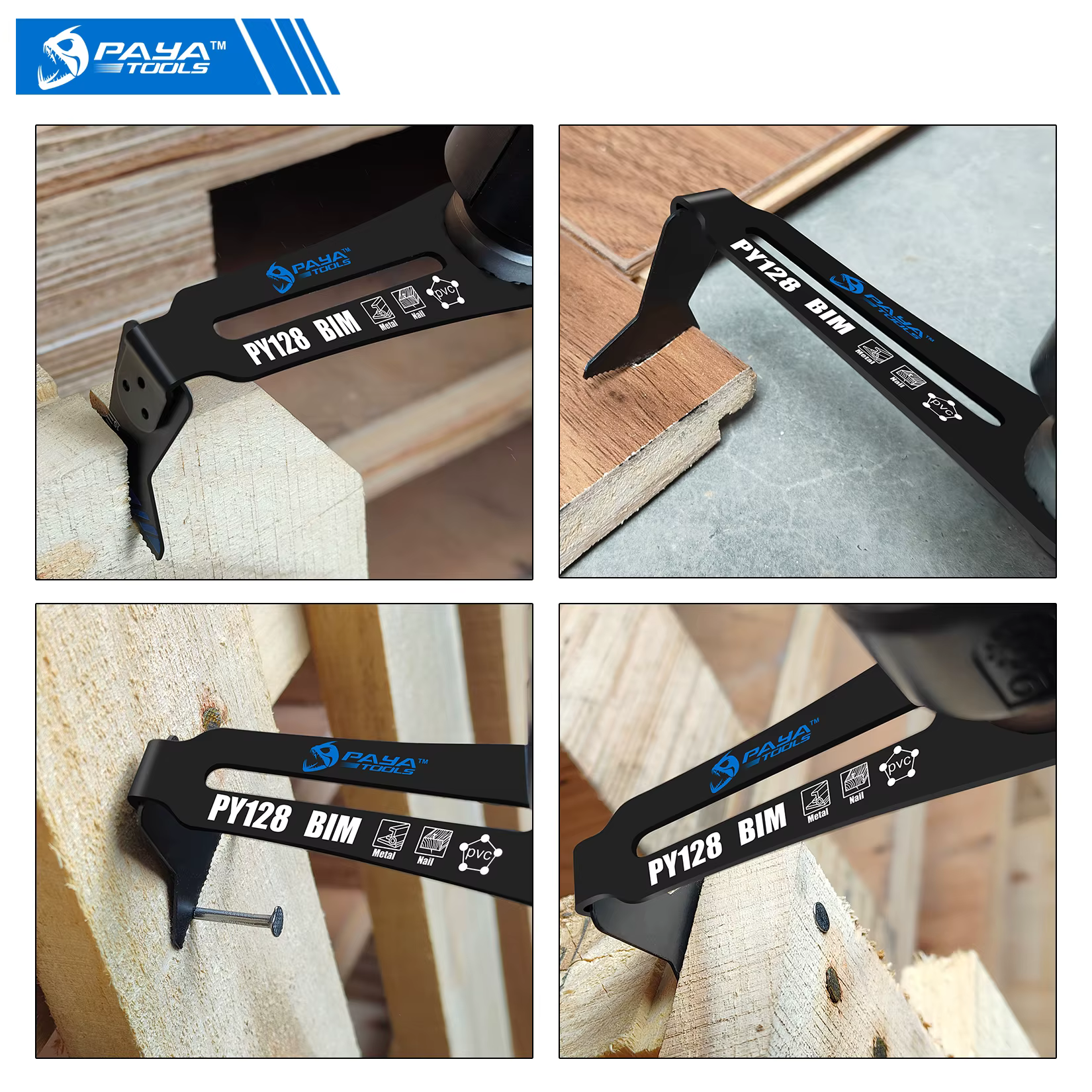 PAYA 90 ° Lames oscillantes bimétalliques pour outils multifonctions