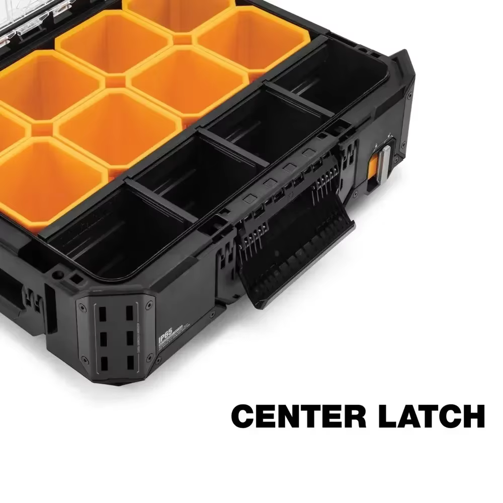 TOUGHBULILT TB-B1-O-30 boîte à outils de rangement multifonctionnelle empilée