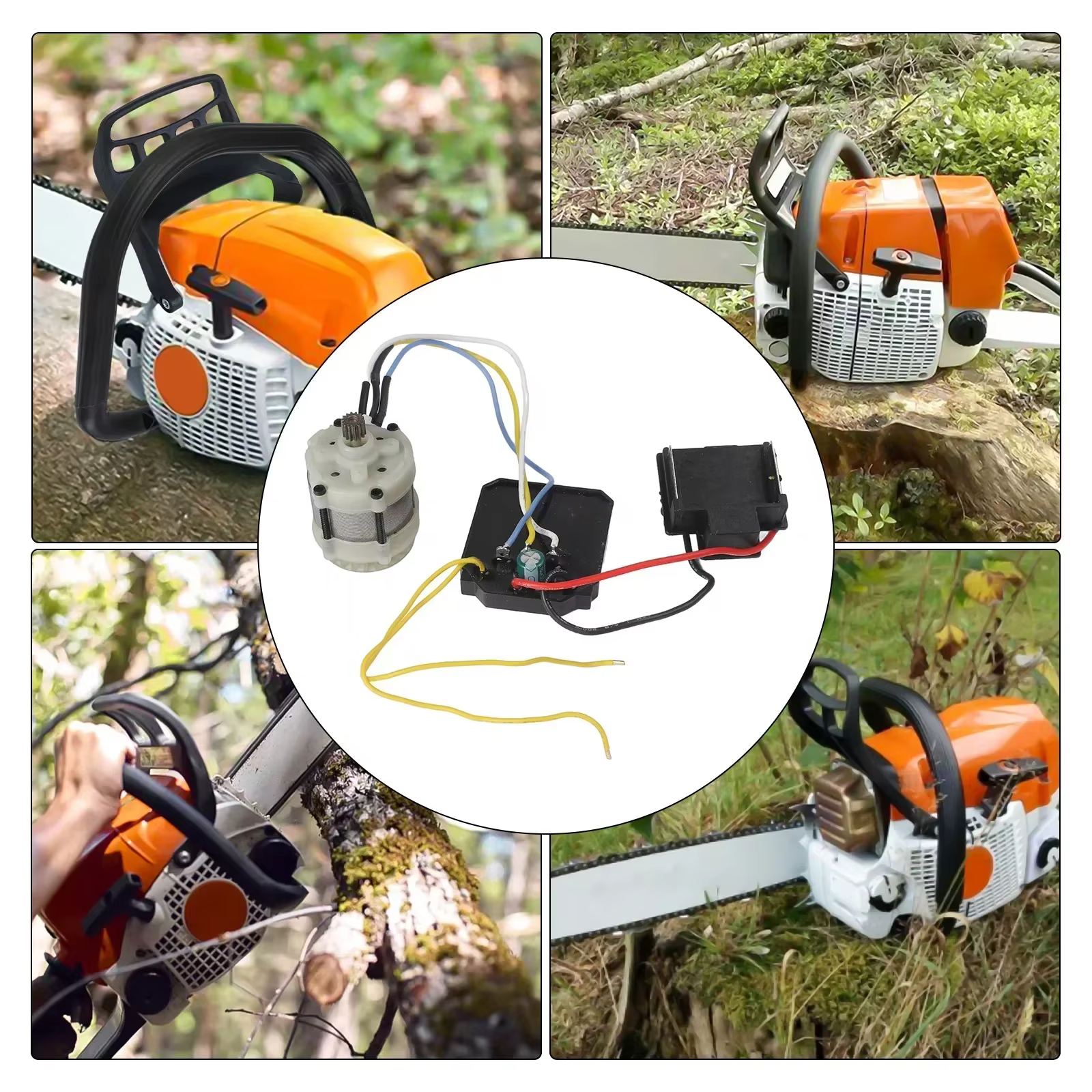 Ensemble de moteur de scie à chaîne