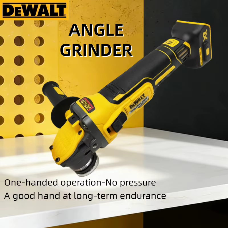 Meuleuse d'angle sans fil DEWALT DCG409 sans balais 20V : machine portable rechargeable de 125 mm pour la découpe