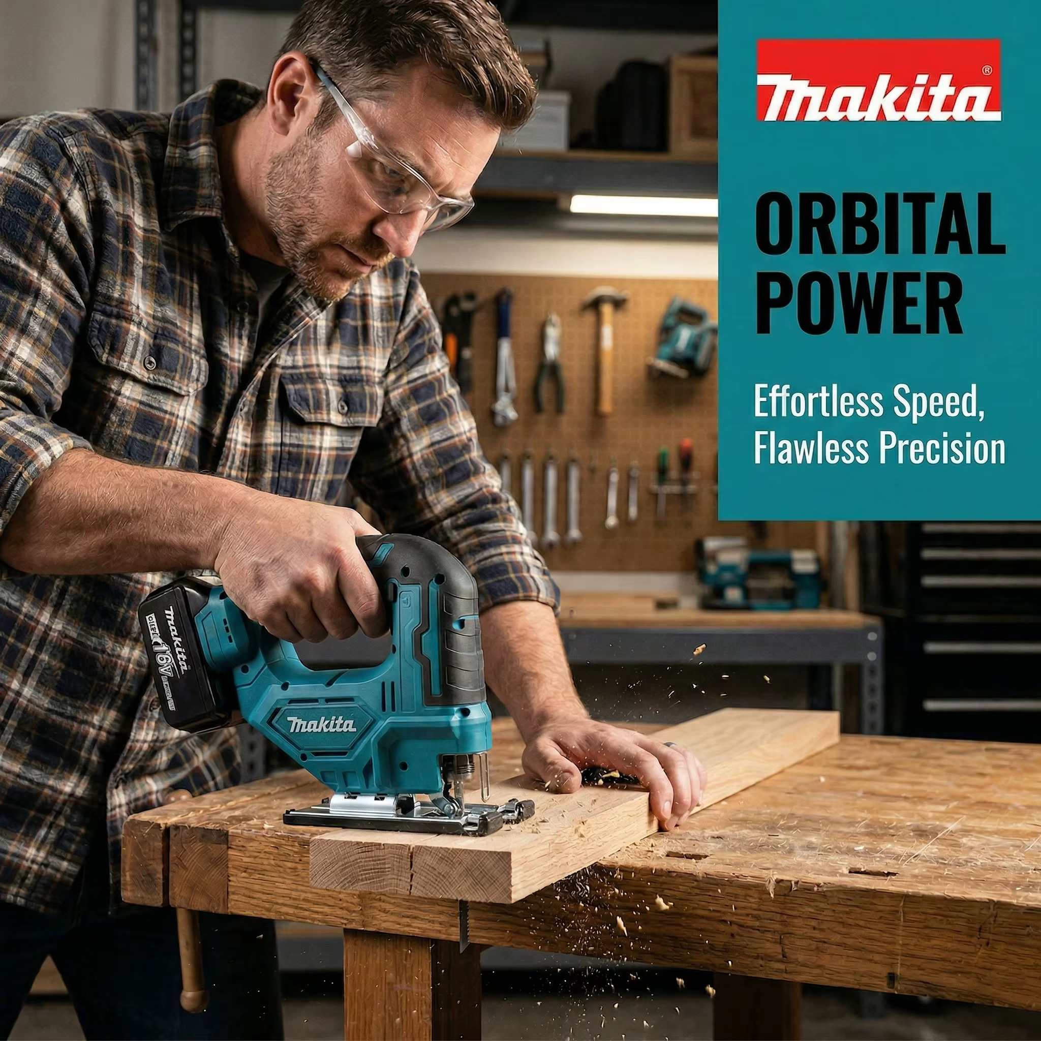 Scie sauteuse électrique sans fil Makita DJV182Z