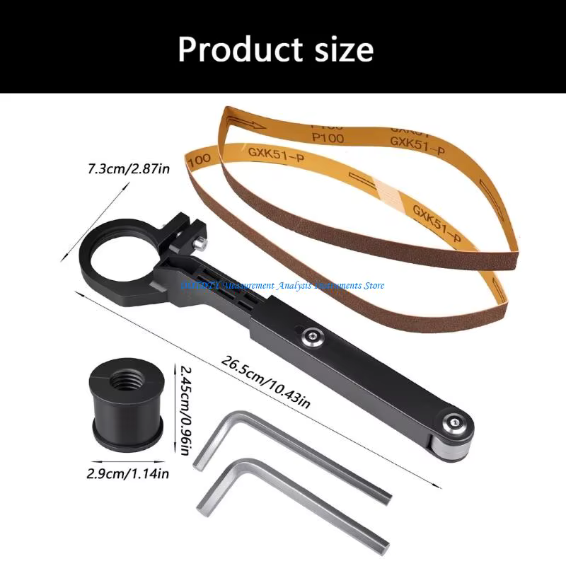 Broyeur à ponceuse en acier robuste 367D, convertisseur, accessoire Machine à poncer, parfait pour les tâches ponçage