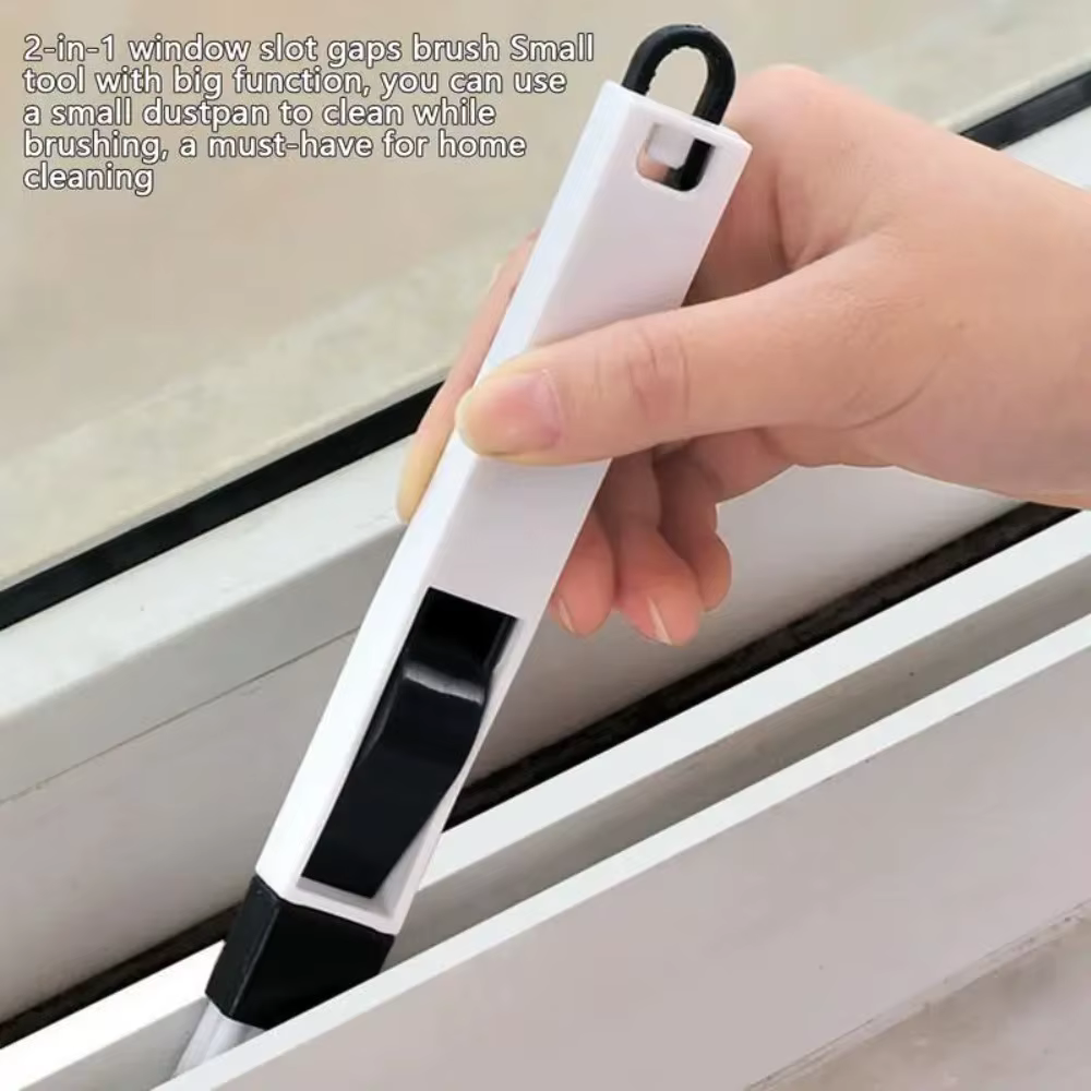 1PC Ensemble de brosses de nettoyage pour rainures de fenêtre