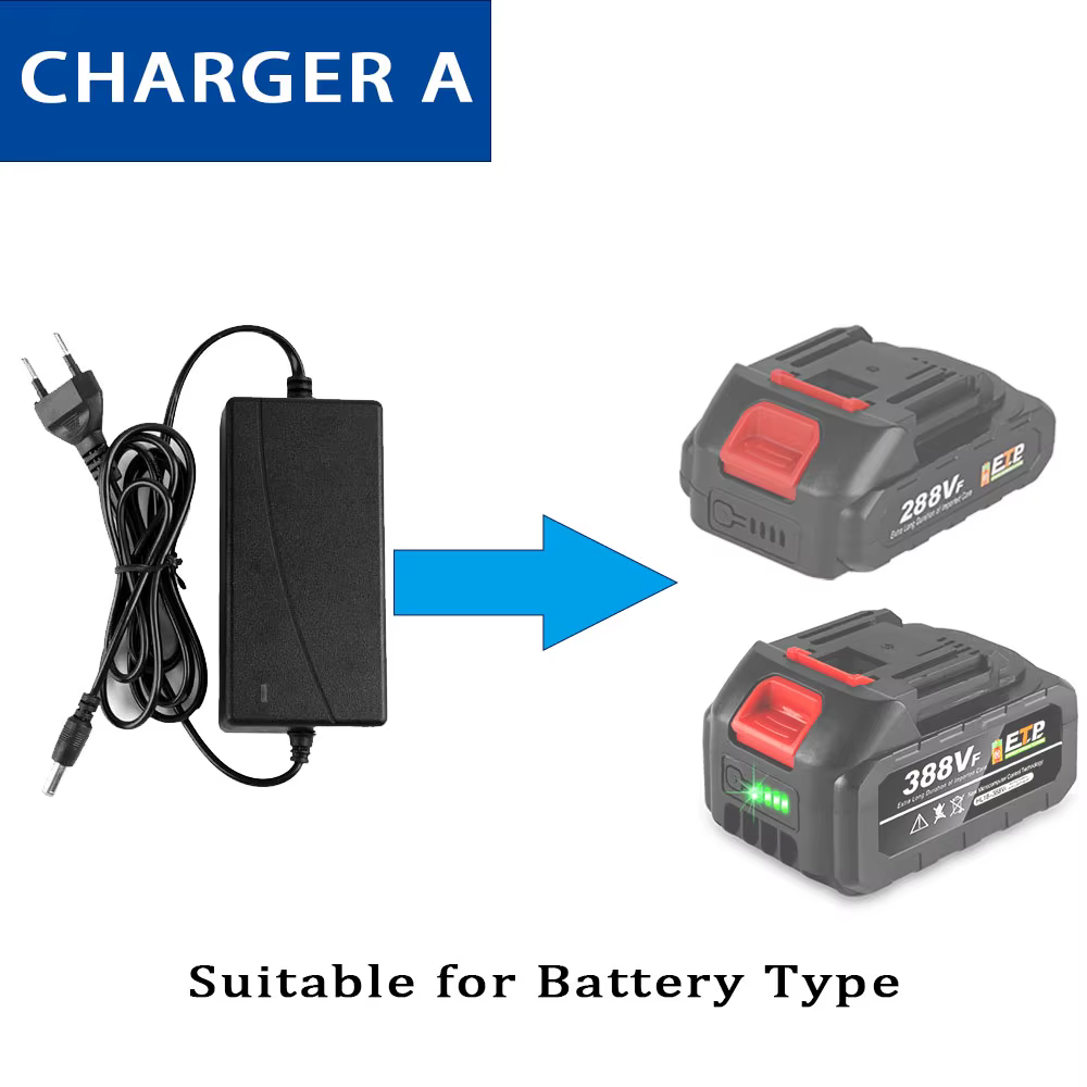 Chargeur de Batteries EU/US/UK pour scies électriques/perceuses électriques/clé électrique/broyeurs d'angle