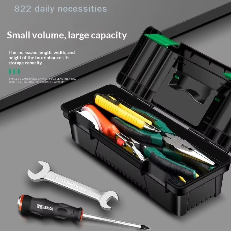 Boîte à outils en plastique de 10 pouces