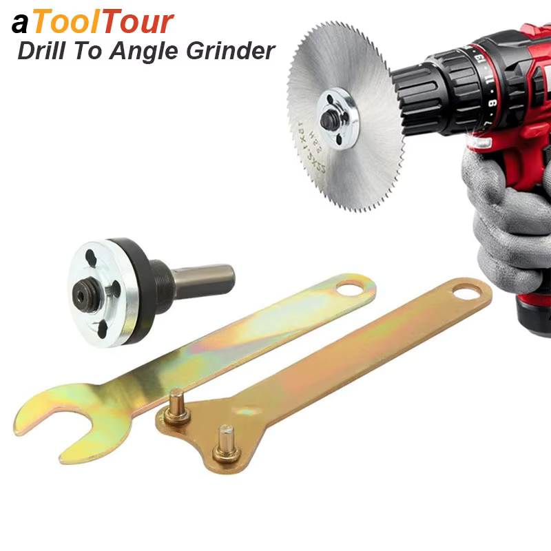 Adaptateur de meuleuse d'angle pour perceuse électrique