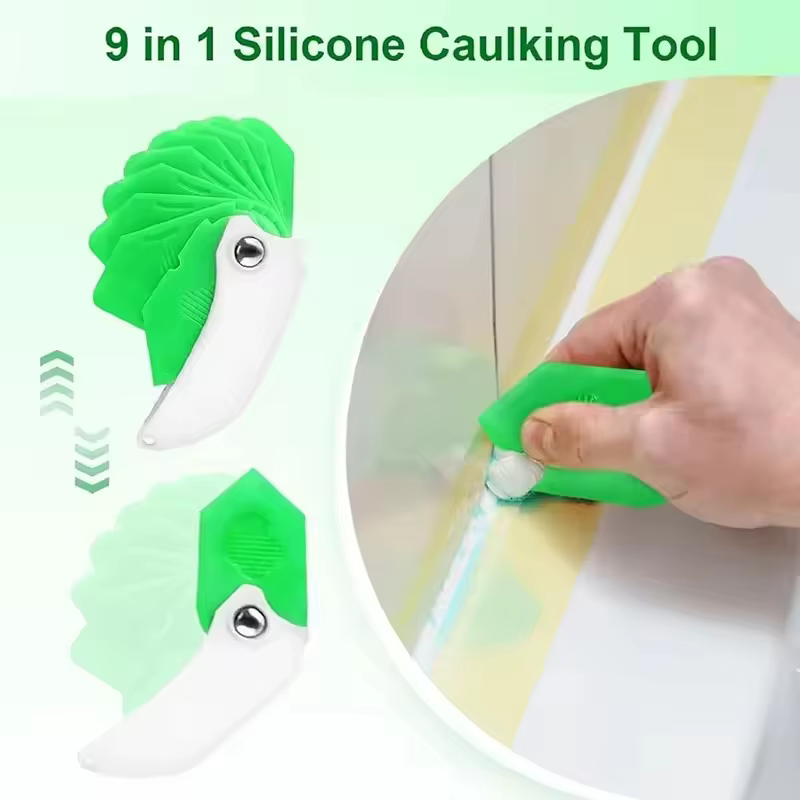 Outil d'étanchéité en silicone 9-en-1 pour usage domestique