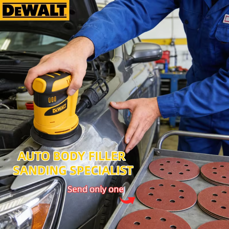 Ponceuse orbitale sans fil Dewalt 110000RPM : Outil multifonctionnel de meulage et de polissage (compatible avec les batteries 20V)