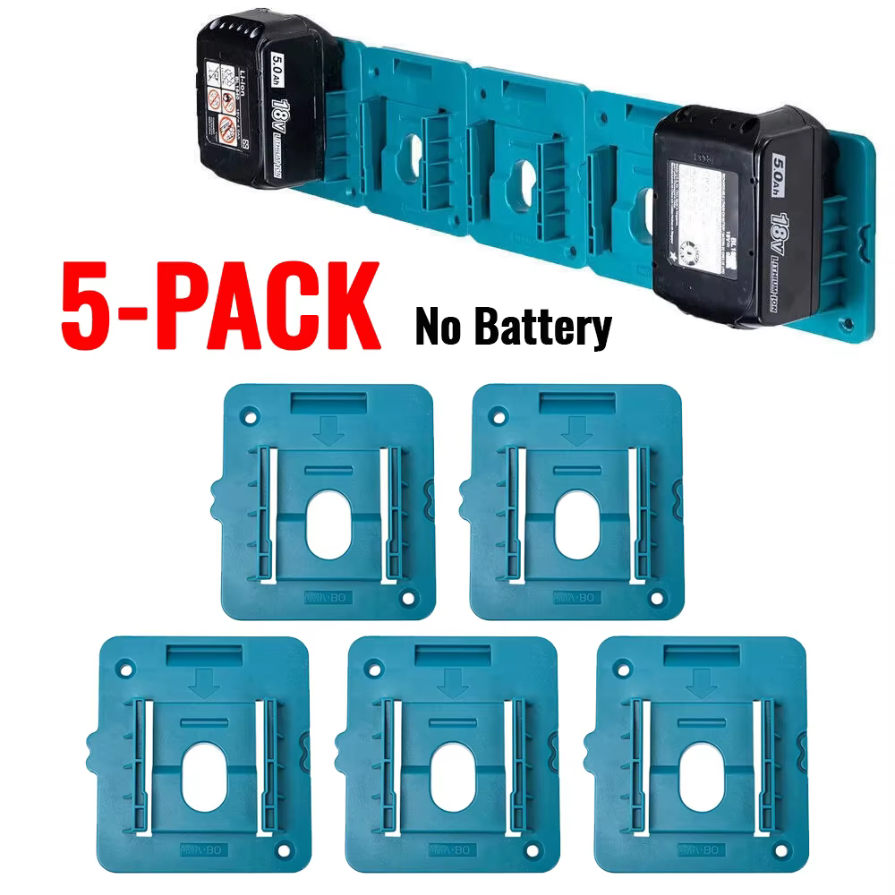 5 pièces support de batterie pour Makita 18V Li-ion