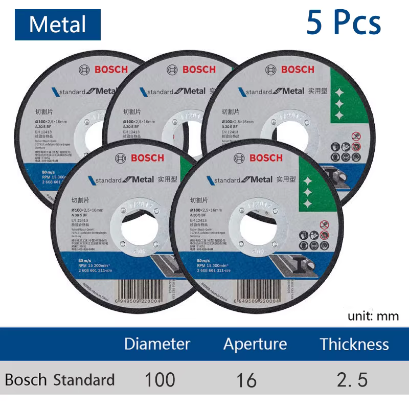 BOSCH – disque de coupe pour meuleuse d'angle
