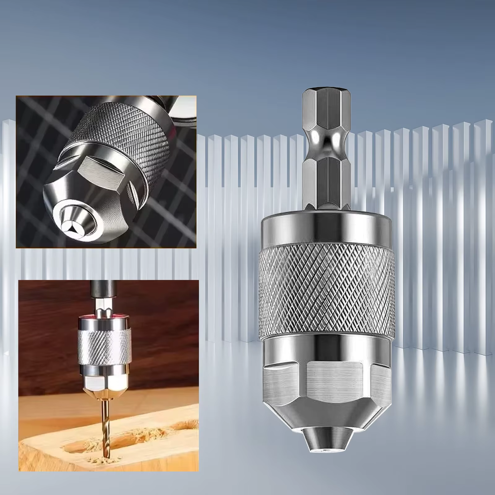 Adaptateur de mandrin de perceuse pneumatique à changement rapide