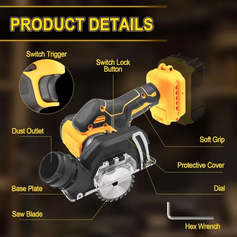 Meuleuse d'angle sans fil avec batterie DeWALT 20V