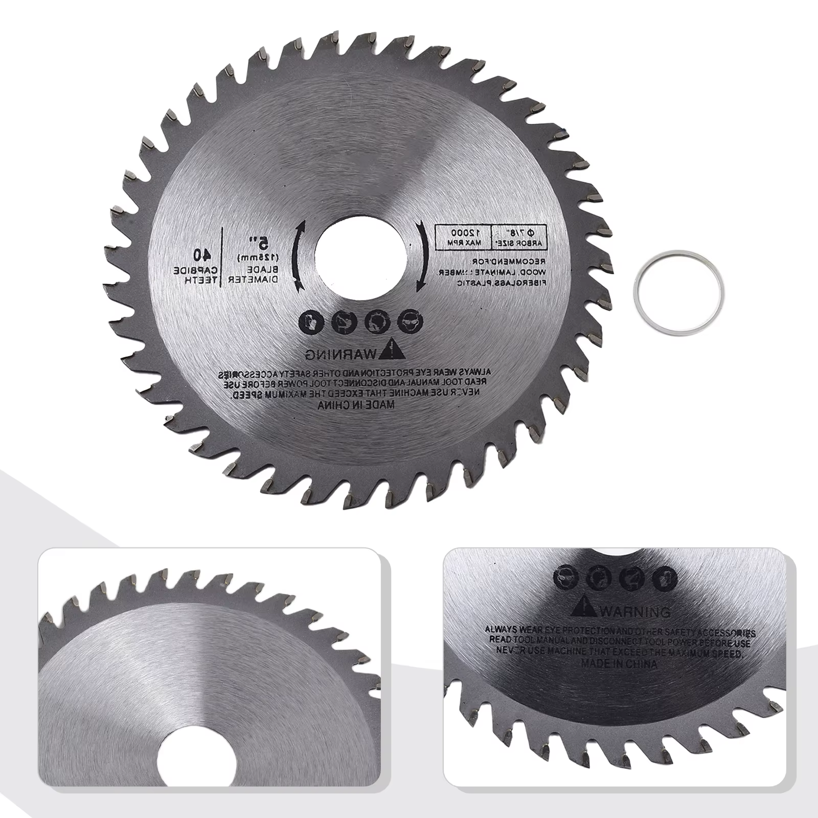Disque de coupe de 5 pouces