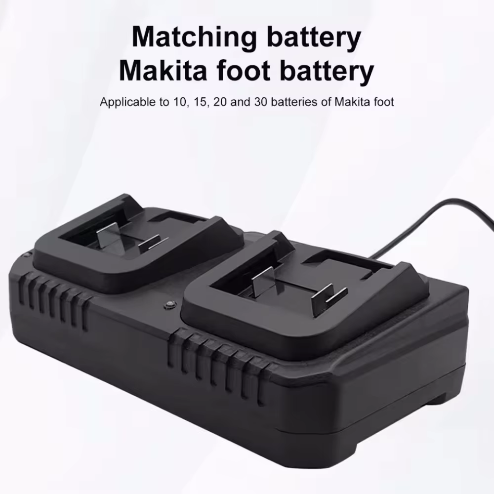 Chargeur double de batterie au Lithium