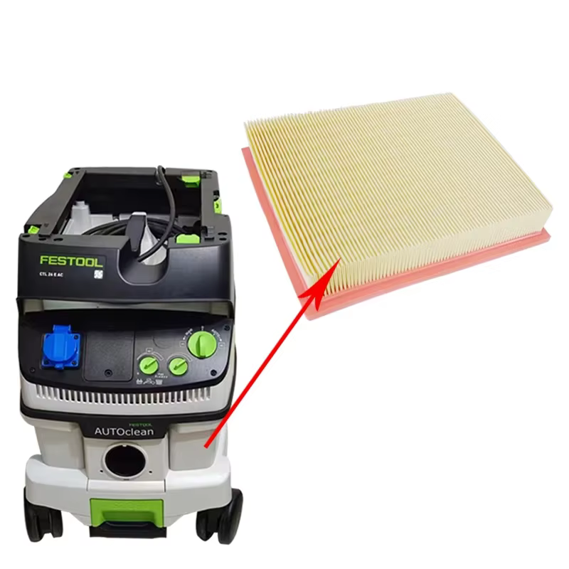 FESTOOL aspirateur 26/36E accessoire moteur général brosse en carbone élément filtrant tuyau de sac d'aspirateur (3
