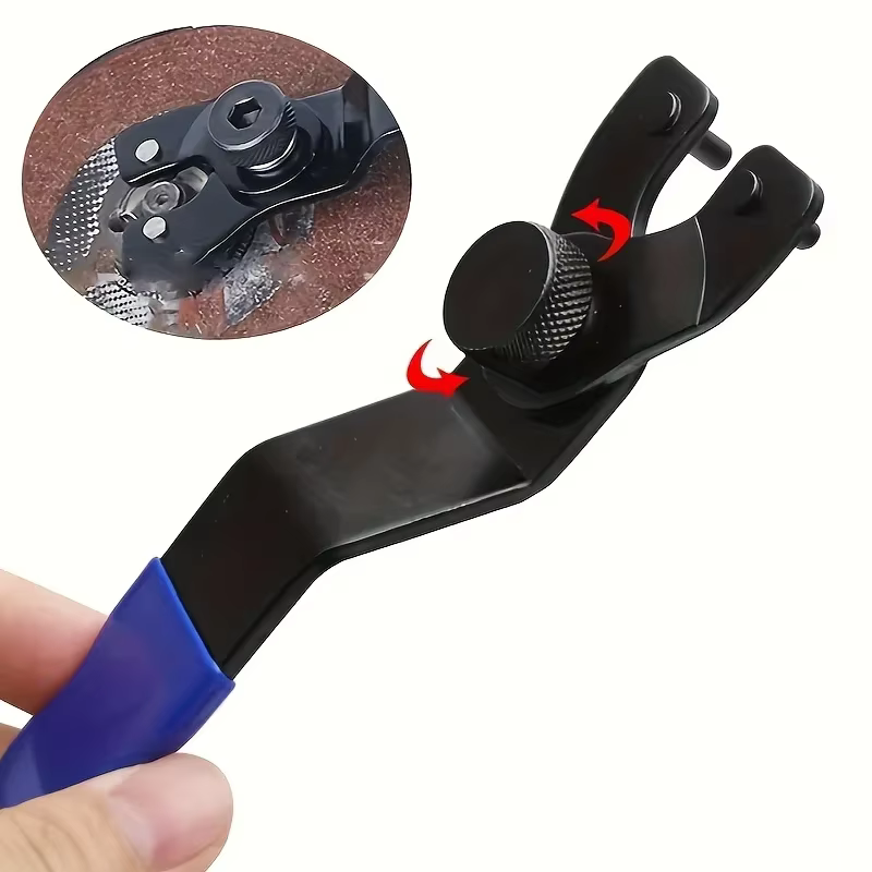 Clé pour meuleuse d'angle réglable avec poignée en plastique