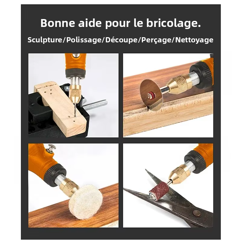 Mini perceuse sans fil rechargeable