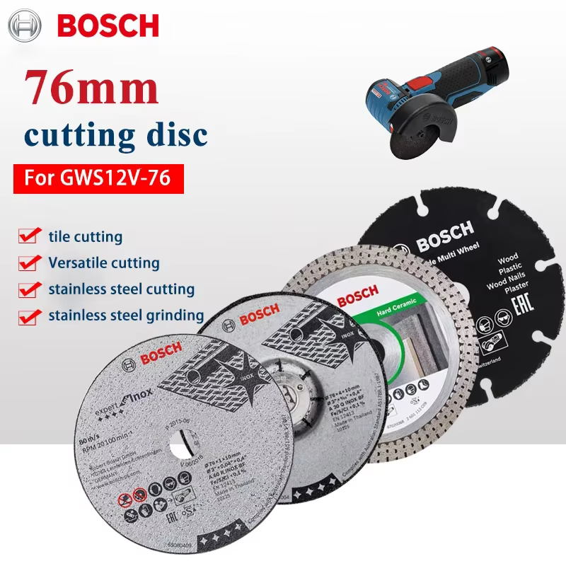 Bosch 76mm disque de meuleuse d'angle en acier inoxydable