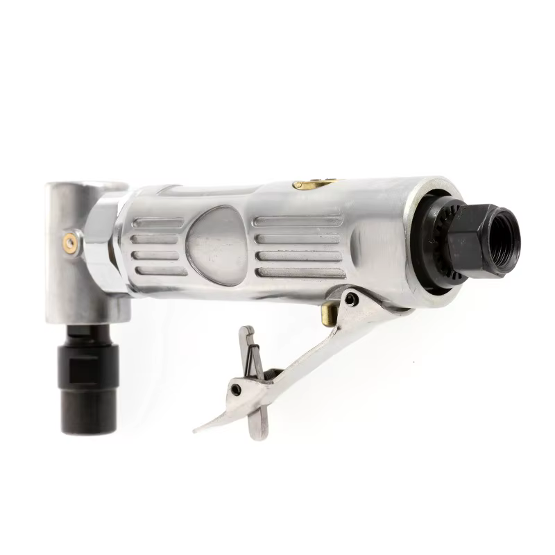 Meuleuse à Air à 90 degrés, Mini broyeur pneumatique, polisseuse, Machine à graver avec disques de ponçage, Kit d'outils