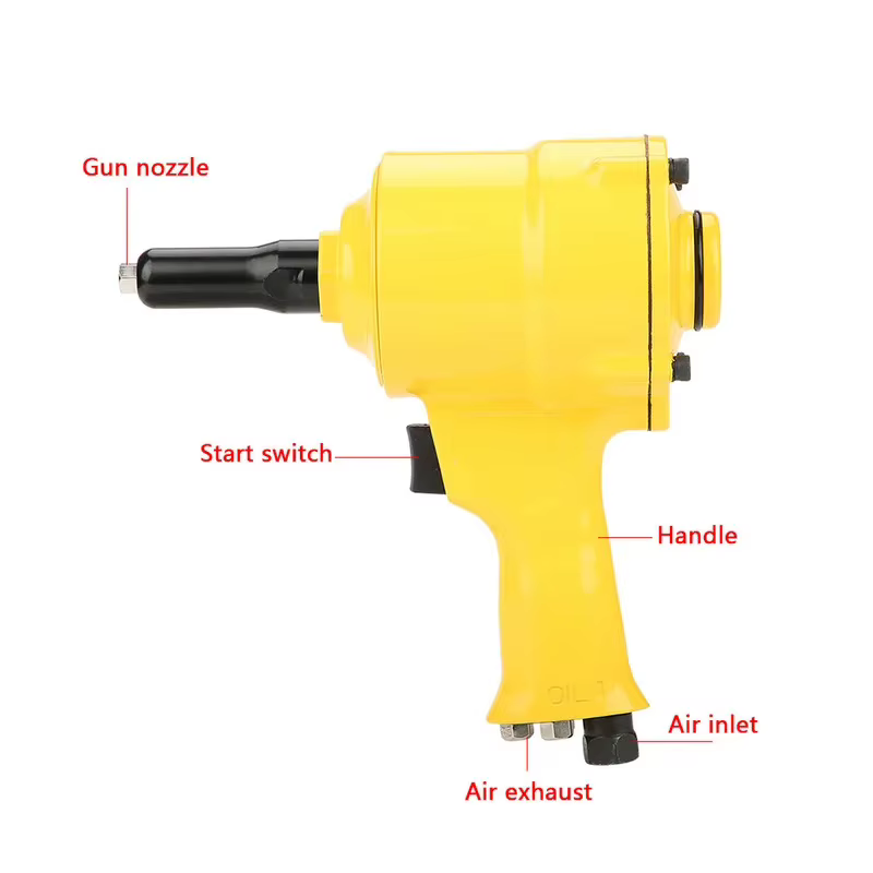 Pistolet à rivets pneumatique